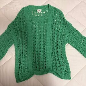 BiBi Vibrant Green Knit Sweater